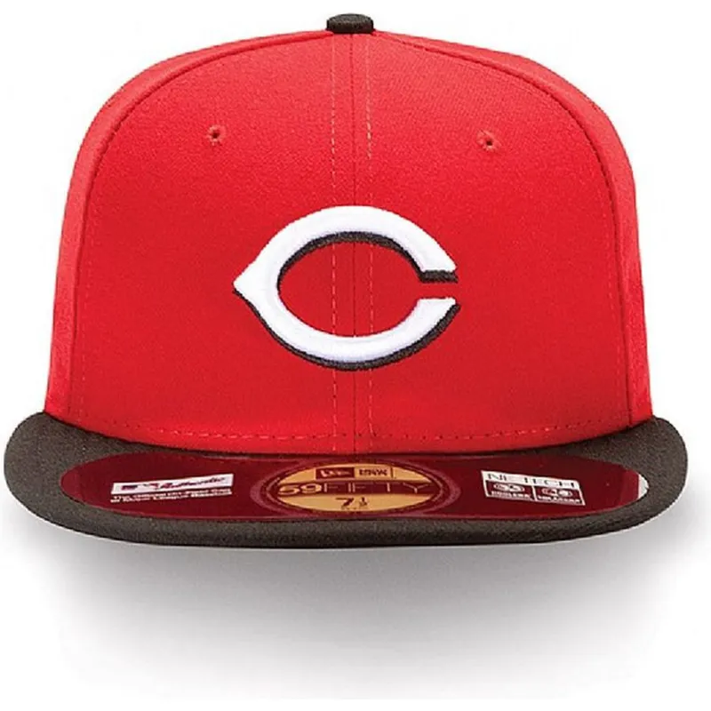 shapka-ploska-chervena-prilepnala-59fifty-authentic-on-field-na-cincinnati-reds-mlb-ot-new-era