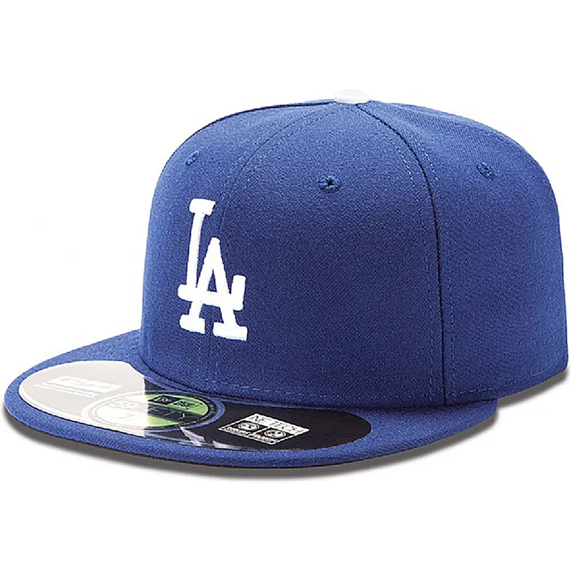 los-angeles-dodgers-mlb-59fifty-authentic-on-field-blaue-angepasste-kappe-von-new-era