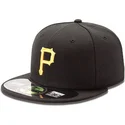 shapka-ploska-cherna-prilepnala-59fifty-authentic-on-field-na-pittsburgh-pirates-mlb-ot-new-era