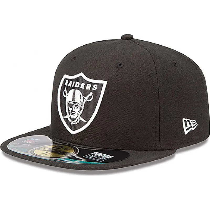 shapka-ploska-cherna-prilepnala-59fifty-authentic-on-field-game-na-las-vegas-raiders-nfl-ot-new-era