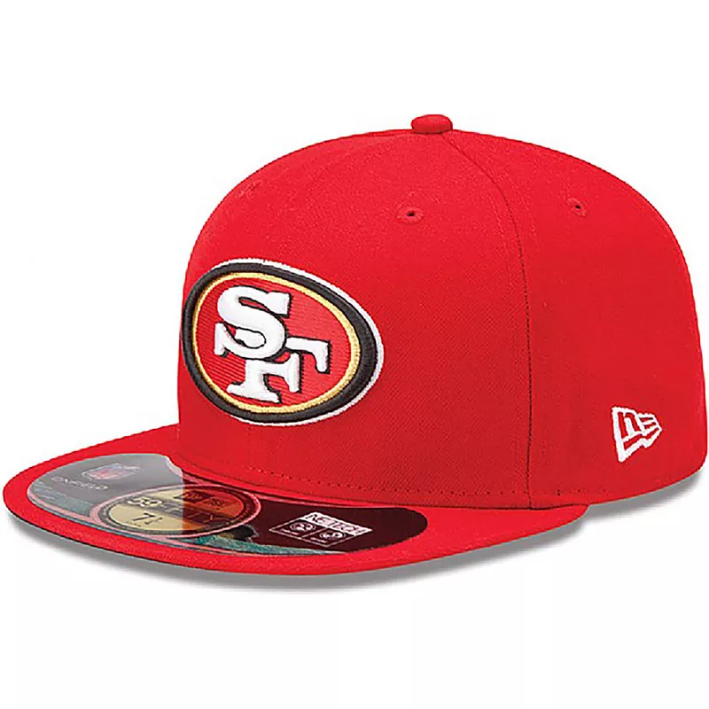 casquette-plate-rouge-ajustee-59fifty-authentic-on-field-game-san-francisco-49ers-nfl-new-era