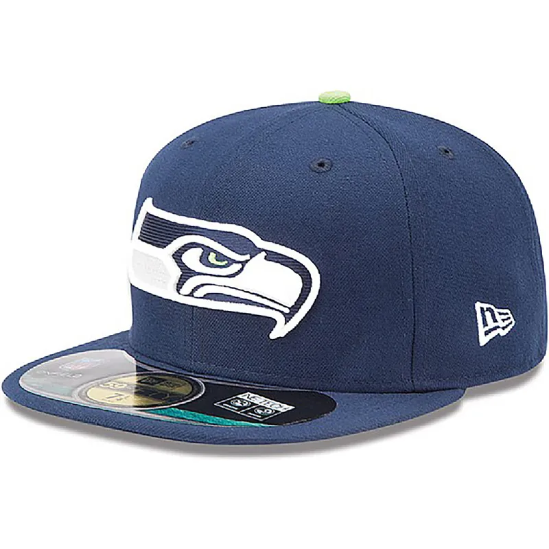 59fifty-authentic-on-field-game-fitted-cap-der-seattle-seahawks-nfl-von-new-era-in-blau